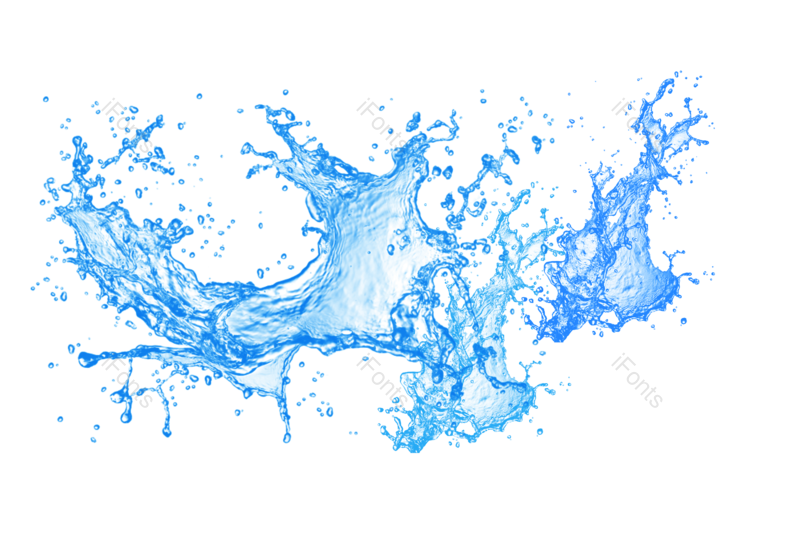 元素图片,水花元素,喷溅PNG,免抠素材